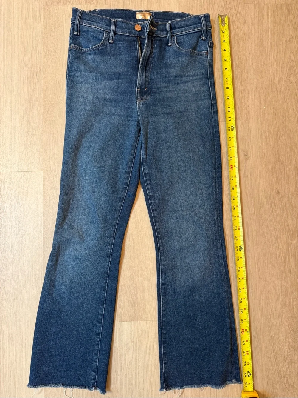 MOTHER Dark Blue Flare Jeans